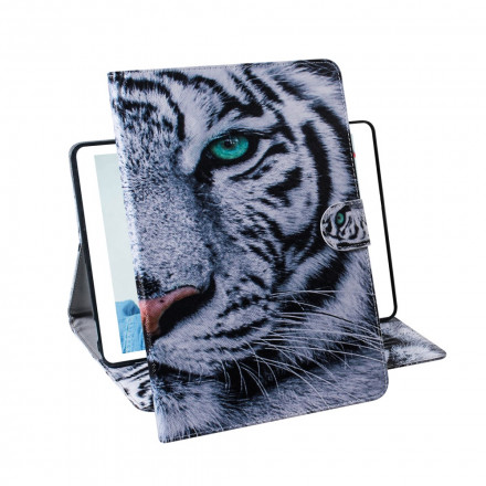 Housse Samsung Galaxy Tab A7 (2020) Tête de Tigre