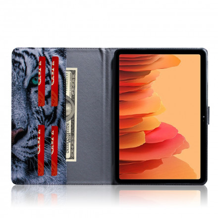 Housse Samsung Galaxy Tab A7 (2020) Tête de Tigre