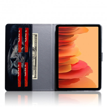 Housse Samsung Galaxy Tab A7 (2020) Tête de Lion