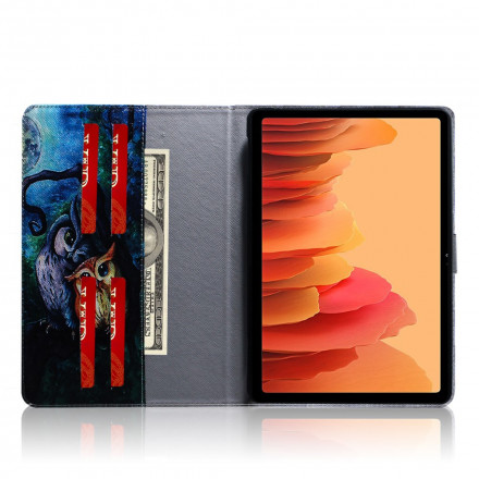 Housse Samsung Galaxy Tab A7 (2020) Peinture Hiboux Housse Samsung Galaxy Tab A7 (2020) Peinture Hiboux