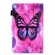 Housse Samsung Galaxy Tab A7 (2020) Papillon Floral