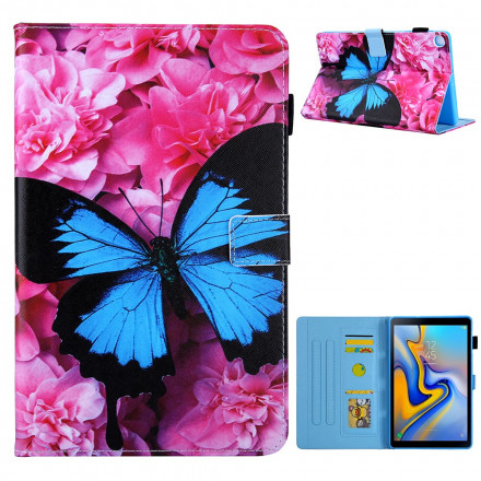 Housse Samsung Galaxy Tab A7 (2020) Papillon Floral Housse Samsung Galaxy Tab A7 (2020) Papillon Floral