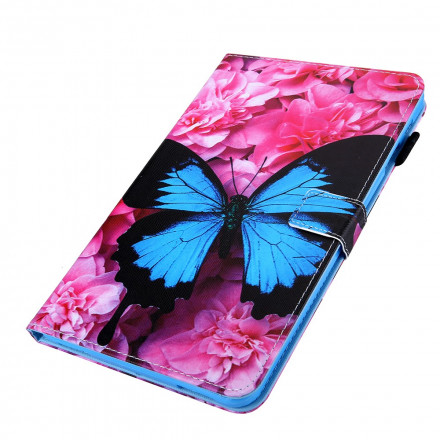 Housse Samsung Galaxy Tab A7 (2020) Papillon Floral Housse Samsung Galaxy Tab A7 (2020) Papillon Floral