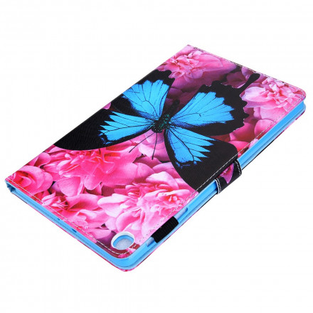 Housse Samsung Galaxy Tab A7 (2020) Papillon Floral Housse Samsung Galaxy Tab A7 (2020) Papillon Floral