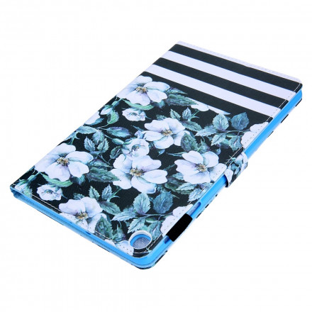 Housse Samsung Galaxy Tab A7 (2020 Design Fleurs Housse Samsung Galaxy Tab A7 (2020 Design Fleurs