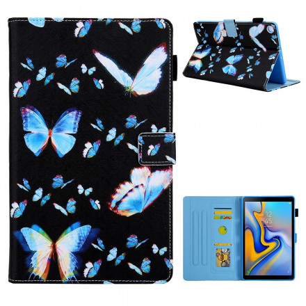 Housse Samsung Galaxy Tab A7 (2020) Multiples Papillons