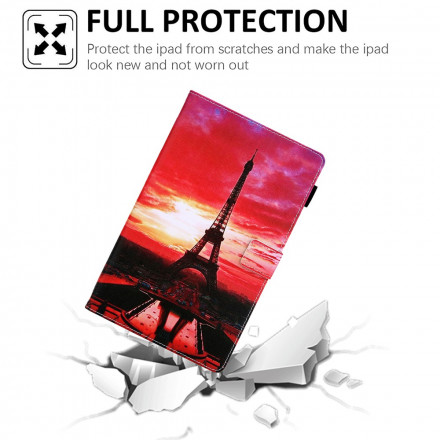 Housse Samsung Galaxy Tab A7 (2020) Sunset Tour Eiffel Housse Samsung Galaxy Tab A7 (2020) Sunset Tour Eiffel