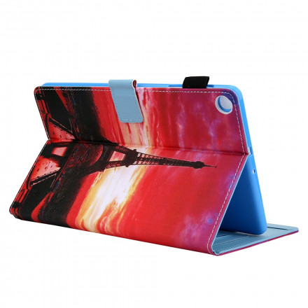 Housse Samsung Galaxy Tab A7 (2020) Sunset Tour Eiffel Housse Samsung Galaxy Tab A7 (2020) Sunset Tour Eiffel