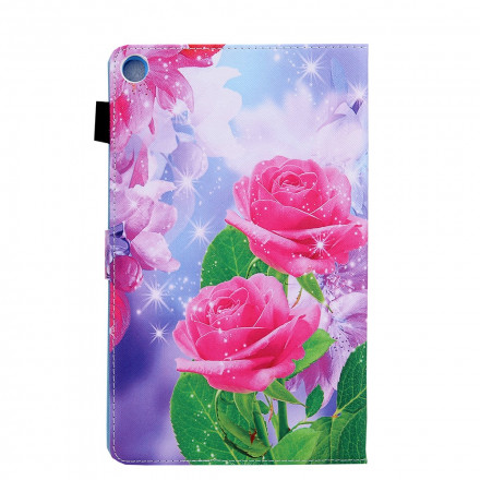Housse Samsung Galaxy Tab A7 (2020) Fleurs de Rêve Housse Samsung Galaxy Tab A7 (2020) Fleurs de Rêve