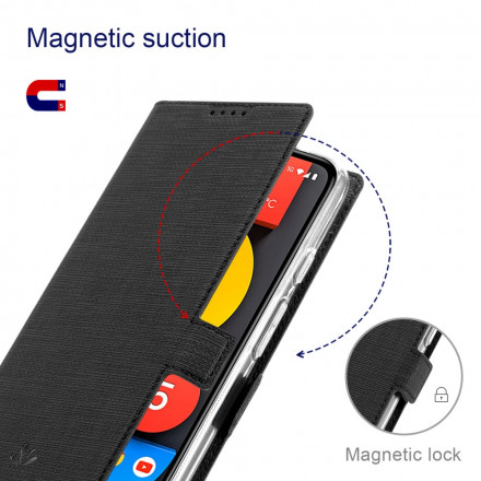 Flip Cover Google Pixel 5 Texturée VILI DMX Flip Cover Google Pixel 5 Texturée VILI DMX