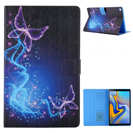 Housse Samsung Galaxy Tab A7 (2020) Papillons Colorés