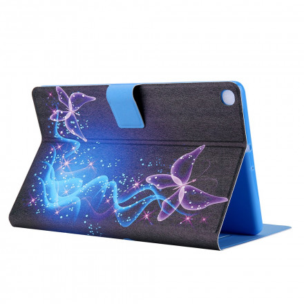 Housse Samsung Galaxy Tab A7 (2020) Papillons Colorés Housse Samsung Galaxy Tab A7 (2020) Papillons Colorés
