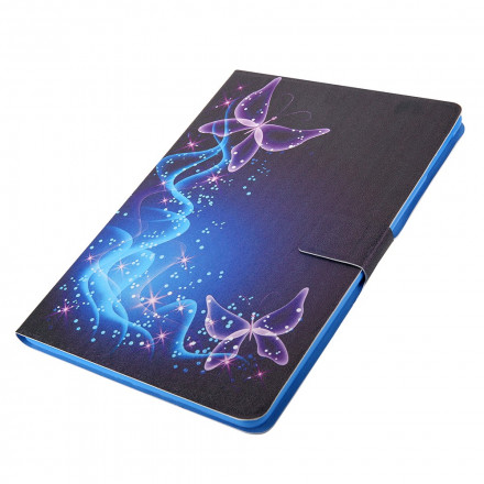Housse Samsung Galaxy Tab A7 (2020) Papillons Colorés Housse Samsung Galaxy Tab A7 (2020) Papillons Colorés