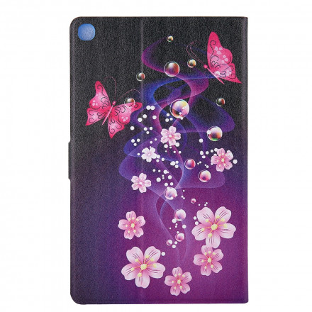 Housse Samsung Galaxy Tab A7 (2020) Papillons Colorés Housse Samsung Galaxy Tab A7 (2020) Papillons Colorés