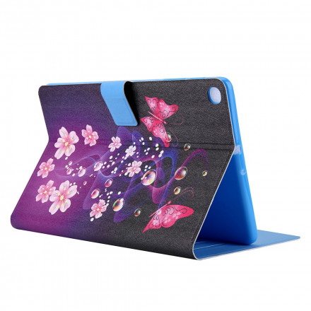 Housse Samsung Galaxy Tab A7 (2020) Papillons Colorés Housse Samsung Galaxy Tab A7 (2020) Papillons Colorés