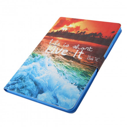 Housse Samsung Galaxy Tab A7 (2020) Life is Short Housse Samsung Galaxy Tab A7 (2020) Life is Short