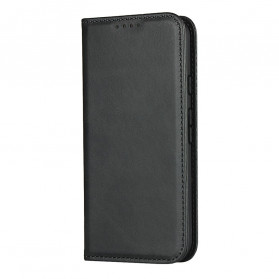 Flip Cover Google Pixel 5 Cuir Fendu