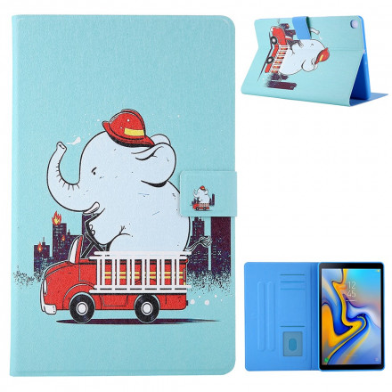Housse Samsung Galaxy Tab A7 (2020) Éléphant Pompier Housse Samsung Galaxy Tab A7 (2020) Éléphant Pompier