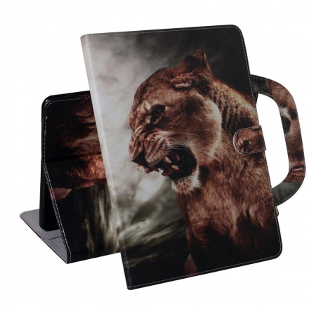 Housse Samsung Galaxy Tab A7 (2020) Lion avec Poignée Housse Samsung Galaxy Tab A7 (2020) Lion avec Poignée