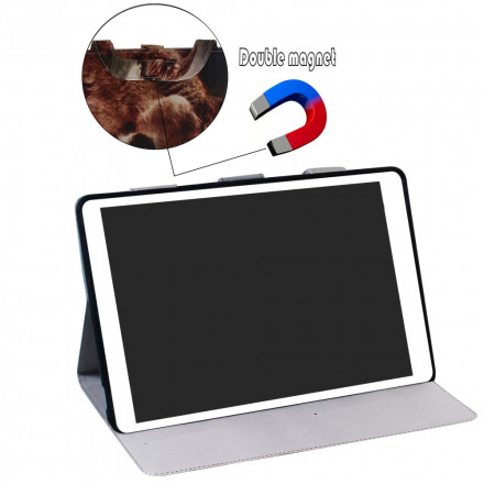 Housse Samsung Galaxy Tab A7 (2020) Lion avec Poignée Housse Samsung Galaxy Tab A7 (2020) Lion avec Poignée