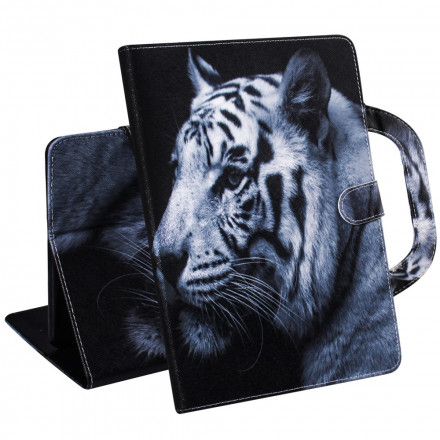 Housse Samsung Galaxy Tab A7 (2020) Tigre avec Poignée Housse Samsung Galaxy Tab A7 (2020) Tigre avec Poignée