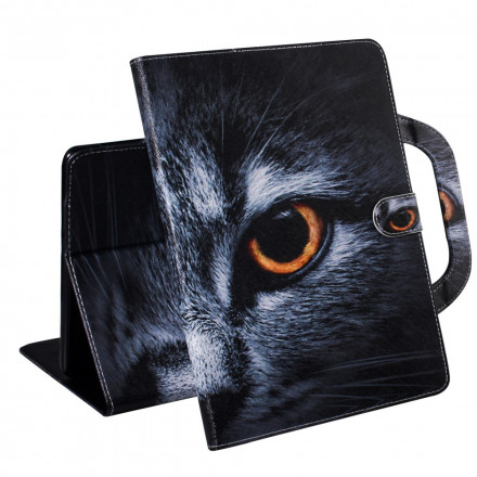 Housse Samsung Galaxy Tab A7 (2020) Chat avec Poignée Housse Samsung Galaxy Tab A7 (2020) Chat avec Poignée