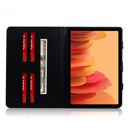 Housse Samsung Galaxy Tab A7 (2020) Chat avec Poignée Housse Samsung Galaxy Tab A7 (2020) Chat avec Poignée