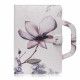 Housse Samsung Galaxy Tab A7 (2020) Fleur Vintage avec Poignée Housse Samsung Galaxy Tab A7 (2020) Fleur Vintage avec Poignée