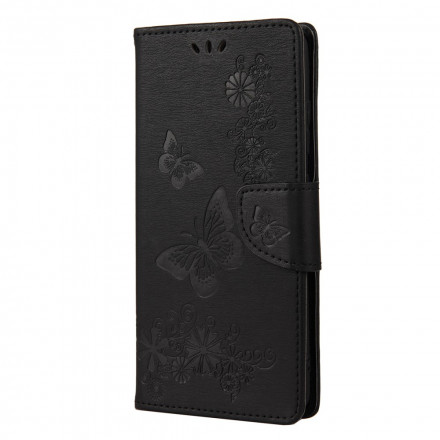 Housse Samsung Galaxy A52 5G Splendides Papillons à Lanière Housse Samsung Galaxy A52 5G Splendides Papillons à Lanière