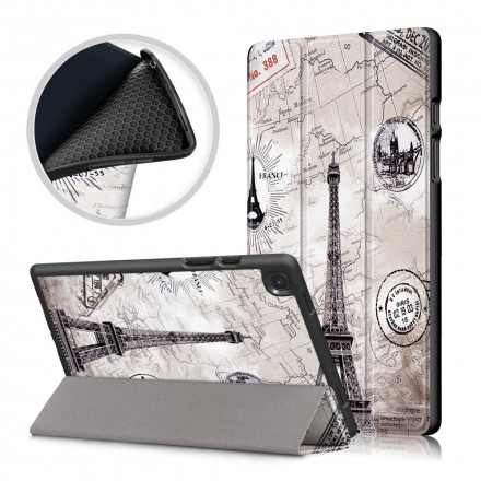 Smart Case Samsung Galaxy Tab A7 (2020) Contours Renforcé Tour Eiffel Smart Case Samsung Galaxy Tab A7 (2020) Contours Renforcé Tour Eiffel