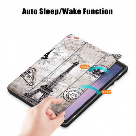 Smart Case Samsung Galaxy Tab A7 (2020) Contours Renforcé Tour Eiffel Smart Case Samsung Galaxy Tab A7 (2020) Contours Renforcé Tour Eiffel