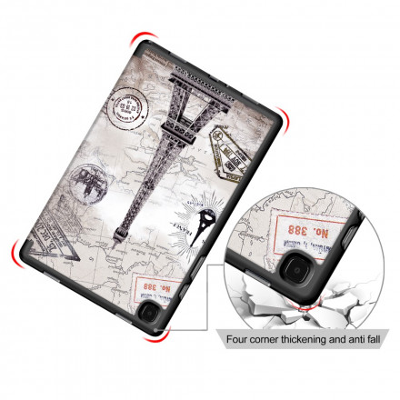 Smart Case Samsung Galaxy Tab A7 (2020) Contours Renforcé Tour Eiffel Smart Case Samsung Galaxy Tab A7 (2020) Contours Renforcé Tour Eiffel