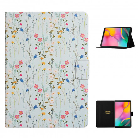 Housse Samsung Galaxy Tab A7 (2020) Fleurs Fleurs Fleurs