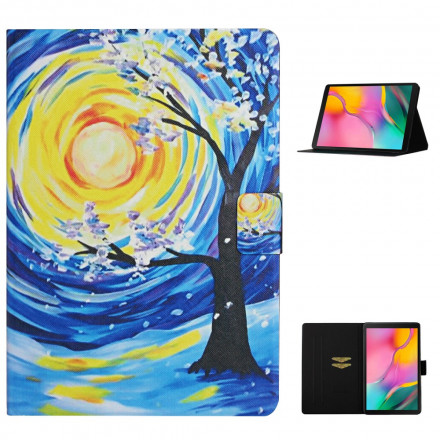 Housse Samsung Galaxy Tab A7 (2020) Arbre à la Lune et au Soleil Housse Samsung Galaxy Tab A7 (2020) Arbre à la Lune et au Soleil