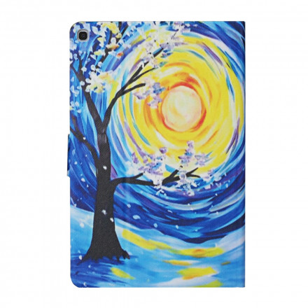 Housse Samsung Galaxy Tab A7 (2020) Arbre à la Lune et au Soleil Housse Samsung Galaxy Tab A7 (2020) Arbre à la Lune et au Soleil