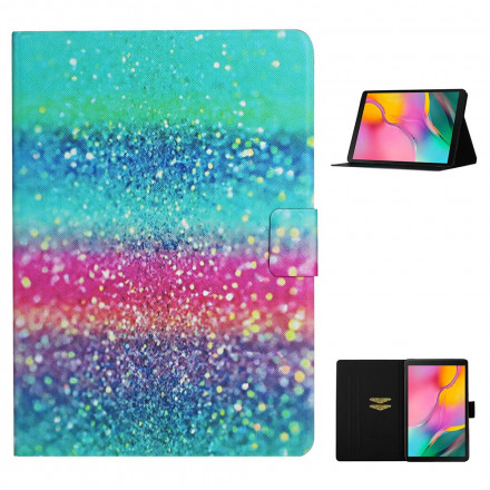 Housse Samsung Galaxy Tab A7 (2020) Élément Paillettes