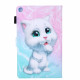 Housse Samsung Galaxy Tab A7 (2020) Chaton Marbre Housse Samsung Galaxy Tab A7 (2020) Chaton Marbre