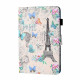 Housse Samsung Galaxy Tab A7 (2020) Tour Eiffel Papillons