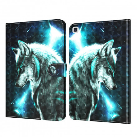 Housse Samsung Galaxy Tab A7 (2020) Light Spot Loup Sauvage Housse Samsung Galaxy Tab A7 (2020) Light Spot Loup Sauvage