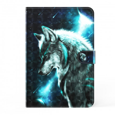 Housse Samsung Galaxy Tab A7 (2020) Light Spot Loup Sauvage Housse Samsung Galaxy Tab A7 (2020) Light Spot Loup Sauvage