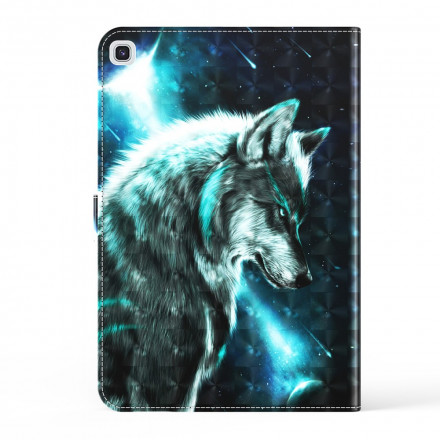 Housse Samsung Galaxy Tab A7 (2020) Light Spot Loup Sauvage Housse Samsung Galaxy Tab A7 (2020) Light Spot Loup Sauvage