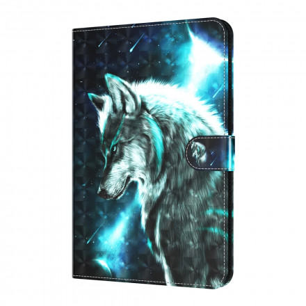 Housse Samsung Galaxy Tab A7 (2020) Light Spot Loup Sauvage Housse Samsung Galaxy Tab A7 (2020) Light Spot Loup Sauvage