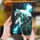 Housse Samsung Galaxy Tab A7 (2020) Light Spot Loup Sauvage Housse Samsung Galaxy Tab A7 (2020) Light Spot Loup Sauvage