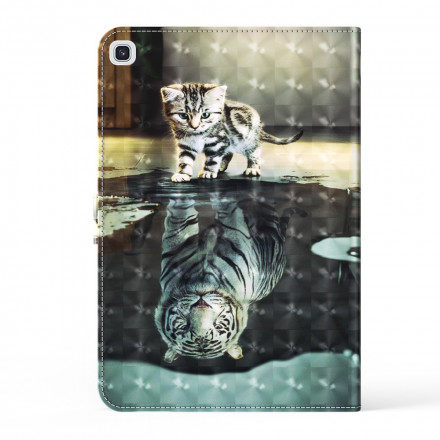 Housse Samsung Galaxy Tab A7 (2020) Light Spot Rêve de Chat Housse Samsung Galaxy Tab A7 (2020) Light Spot Rêve de Chat