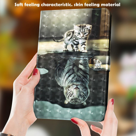 Housse Samsung Galaxy Tab A7 (2020) Light Spot Rêve de Chat Housse Samsung Galaxy Tab A7 (2020) Light Spot Rêve de Chat