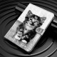 Housse Samsung Galaxy Tab A7 (2020) Light Spot Chaton Housse Samsung Galaxy Tab A7 (2020) Light Spot Chaton