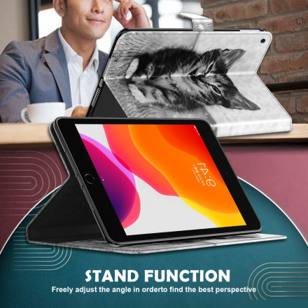 Housse Samsung Galaxy Tab A7 (2020) Light Spot Chaton Housse Samsung Galaxy Tab A7 (2020) Light Spot Chaton