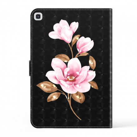 Housse Samsung Galaxy Tab A7 (2020) Light Spot Fleurs Roses Housse Samsung Galaxy Tab A7 (2020) Light Spot Fleurs Roses