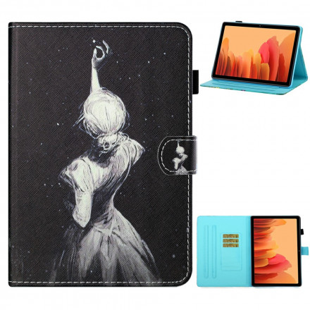 Housse Samsung Galaxy Tab A7 (2020) Jeune Fille Art Housse Samsung Galaxy Tab A7 (2020) Jeune Fille Art