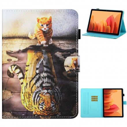 Housse Samsung Galaxy Tab A7 (2020) Chaton Art Housse Samsung Galaxy Tab A7 (2020) Chaton Art